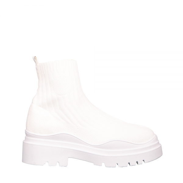 Γυναικεία αθλητικά παπούτσια Triza λευκά, 2 - Kalapod.gr